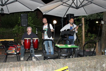Davide Grilli, Daniele Carboni e Marco Borgogelli all'Urban Island Cafè